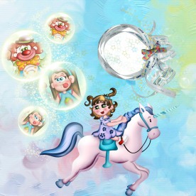 卡通儿童相框模板
