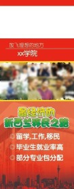 国际学院移民新西兰留学易拉宝