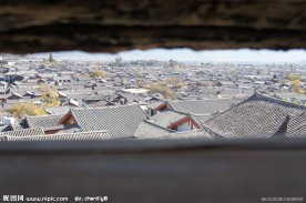 乌镇古城全景