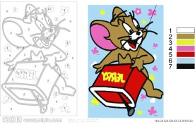 数字油画 jerry 图纸