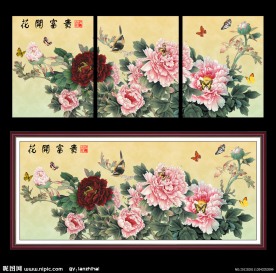 牡丹国画