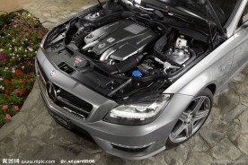 奔驰轿车零部件特写