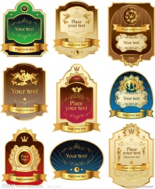 欧式标签贴纸lable
