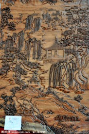 山水图雕刻
