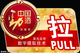 中国劲酒拉推门帖