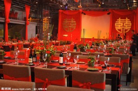 中式婚宴现场