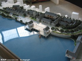 黄埔古港 建筑模型