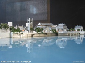 黄埔古港 建筑模型