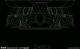 欧式构造 罗马柱之柱头