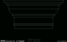 欧式构造 罗马柱之柱头