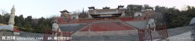 北京颐和园四大部洲全景图