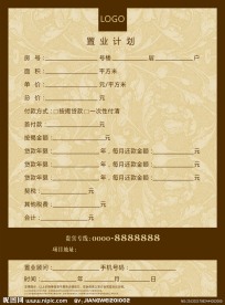 置业计划