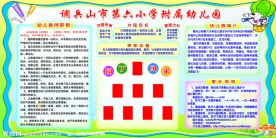 幼儿园简介展板