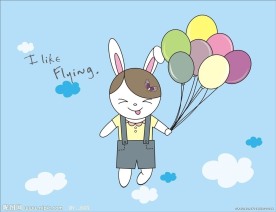 可爱卡通矢量图片 兔子