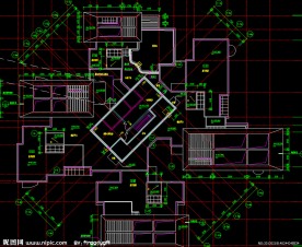 黄埔雅苑 机房层平面