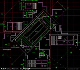 黄埔雅苑 屋顶构架平面