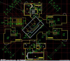 黄埔雅苑 住宅楼机房层平面
