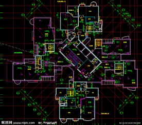 黄埔雅苑 住宅楼屋顶层平面