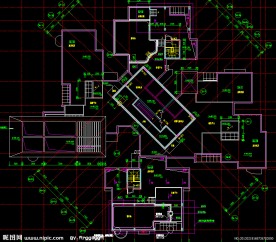 黄埔雅苑 住宅机房层平面