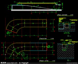 黄埔雅苑 地下层坡道详图