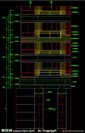 黄埔雅苑 局部立面详图