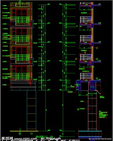 黄埔雅苑 局部立面详图