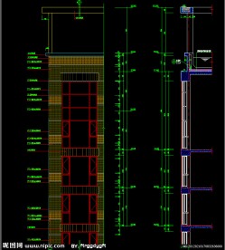 黄埔雅苑 局部立面详图