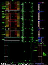 黄埔雅苑 局部立面详图