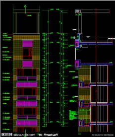 黄埔雅苑 局部立面详图
