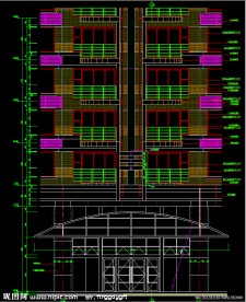 黄埔雅苑 局部立面详图