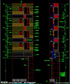 黄埔雅苑 局部立面详图