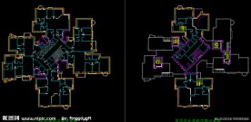 黄埔雅苑 住宅外装修范围示意图