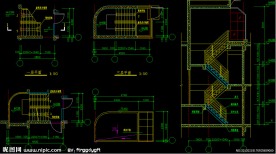 黄埔雅苑 住宅楼复式楼梯详图