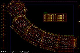 黄埔雅苑 挖孔桩平面布置图