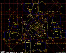黄埔雅苑 标准层结构平面