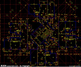 黄埔雅苑 二十五层结构平面图