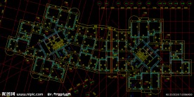 黄埔雅苑 二层结构平面