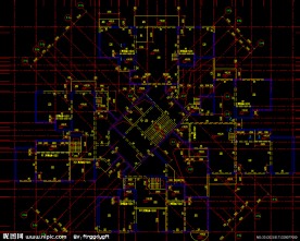 黄埔雅苑 三十一层结构平面