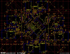 黄埔雅苑 二十八层结构平面