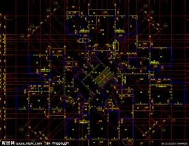 黄埔雅苑 住宅楼三十层结构平面