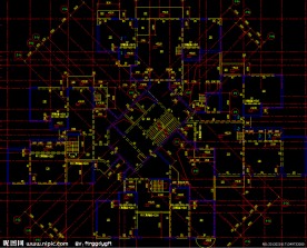 黄埔雅苑 三十一层结构平面
