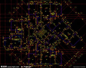 黄埔雅苑 二十二层结构平面