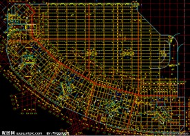 黄埔雅苑 首层结构平面