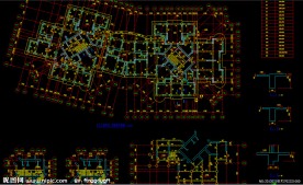 黄埔雅苑 二层结构平面