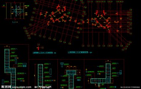 黄埔雅苑 墙及暗柱配筋图