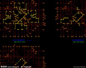 黄埔雅苑 标高 墙及暗柱配筋图