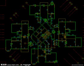 黄埔雅苑 标准层梁配筋图