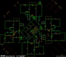 黄埔雅苑 标准层梁配筋图