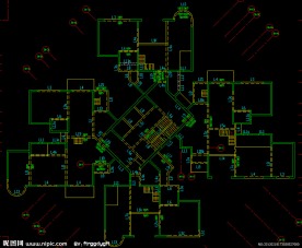黄埔雅苑 标准层梁配筋图