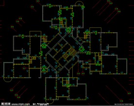 黄埔雅苑 屋顶层梁配筋图